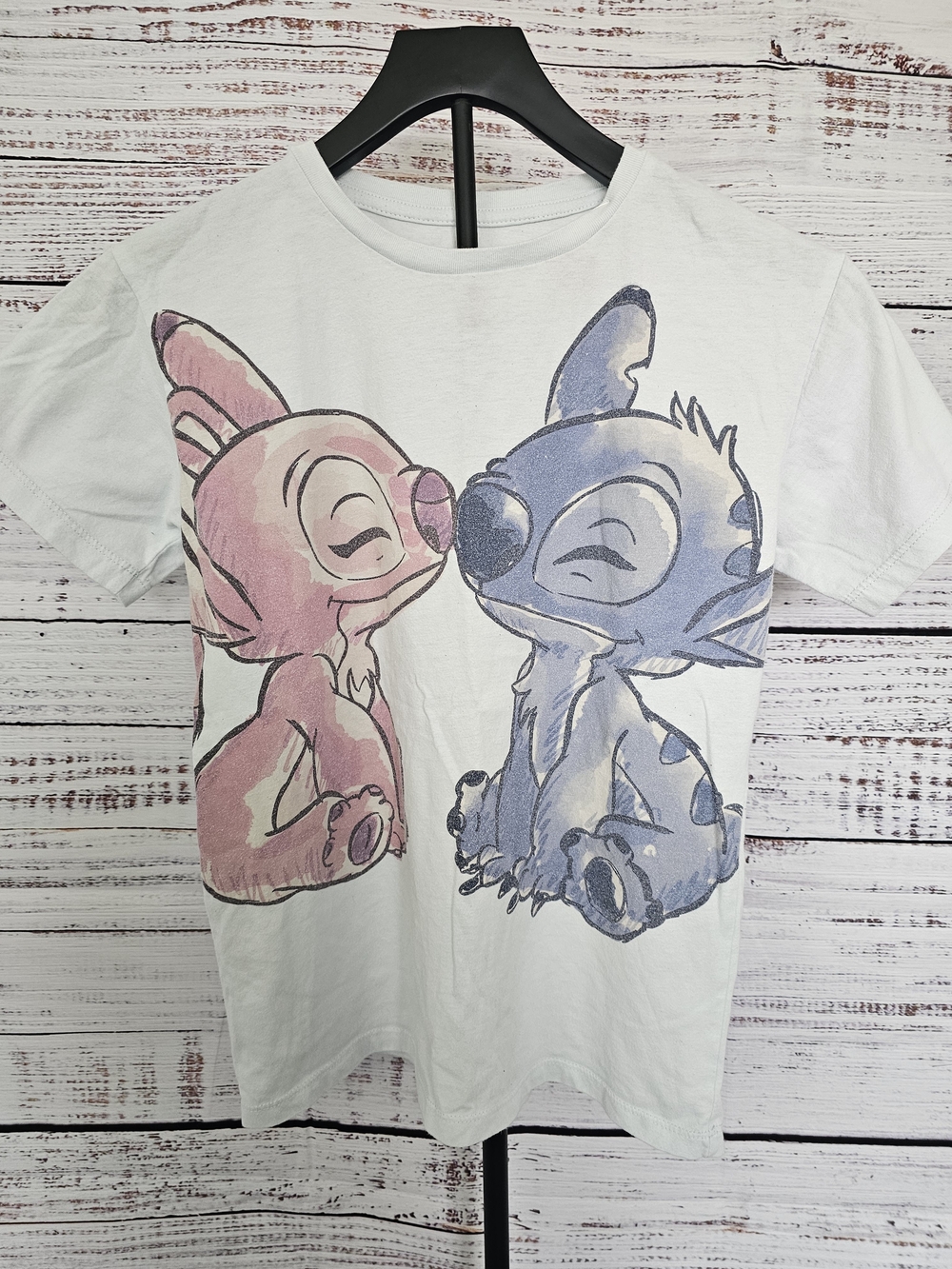 Disney Tee with Pink & Blue Stitch